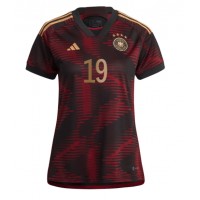 Fotbalové Dres Německo Leroy Sane #19 Dámské Venkovní MS 2022 Krátký Rukáv